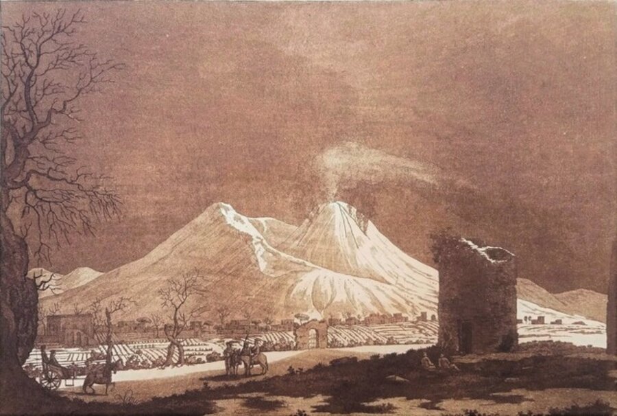 Vesuvs im Winter (Vesuvius in Winter)