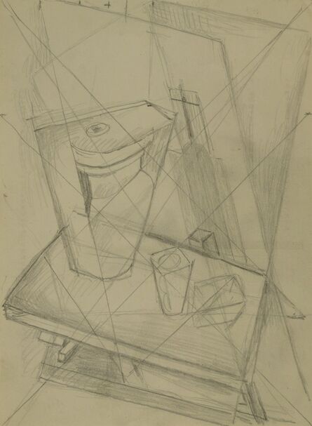Marie Vorobieff Marevna, ‘Constructivist preliminary still life sketch’, c. 1949