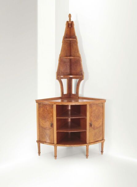 Gio Ponti, ‘a corner piece with shelves’, 1925