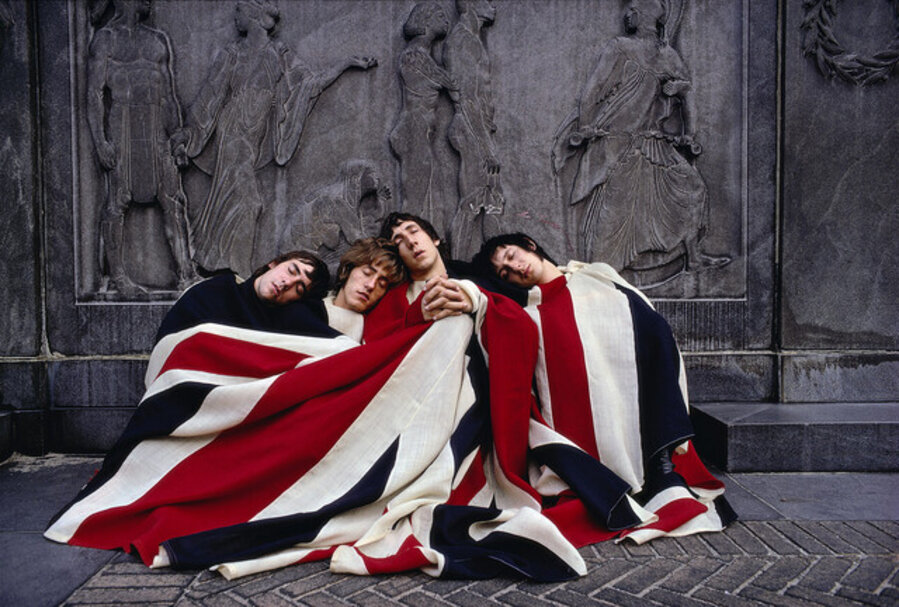 The Who under a Union Jack 1968