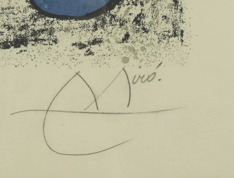 Joan Miró, ‘Hommage a Miro’, 1972, Print, Lithograph on paper, Intrinsic Values