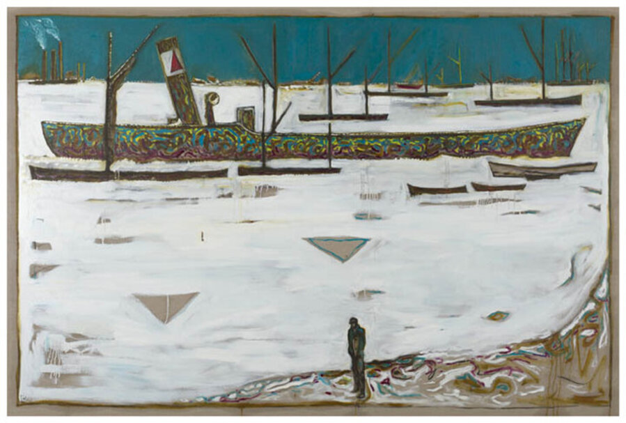 Frozen Estuary - Off Chatham, 1895 (Version Y)