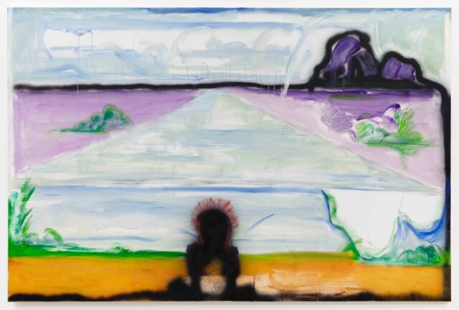 From the Ayahuasca Notebook: Carlos Doethyró Tukano Contemplating Rodrigo de Freitas Lagoon and Beyond (II) / Do Caderno de Ayahuasca: Carlos Doethyró Tukano contemplando Lagoa Rodrigo de Freitas é alem (II)