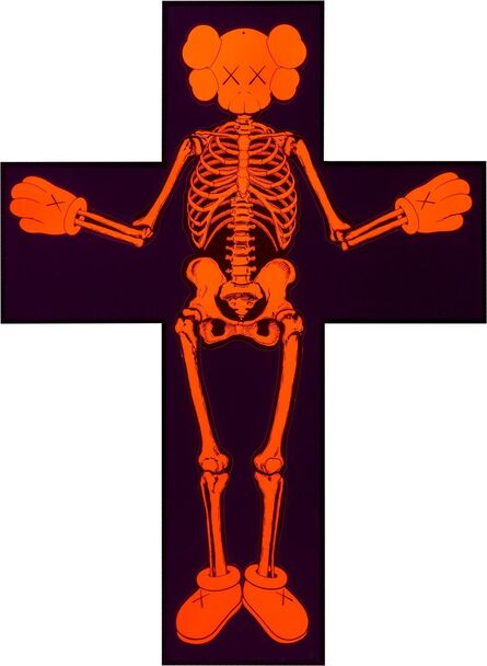 KAWS X OriginalFake, ‘Companion Skeleton (Orange)’, 2007