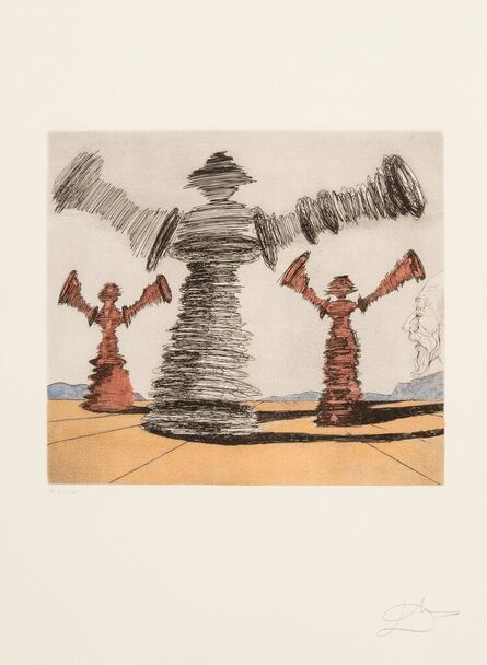 Salvador Dalí, ‘The Spinning Man, from Historia de Don Quichotte de la Mancha’, 1980