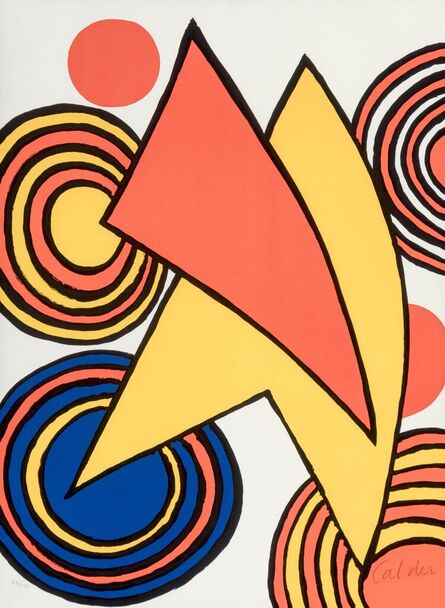 Alexander Calder, ‘The Triangles and Spirals’, 1973