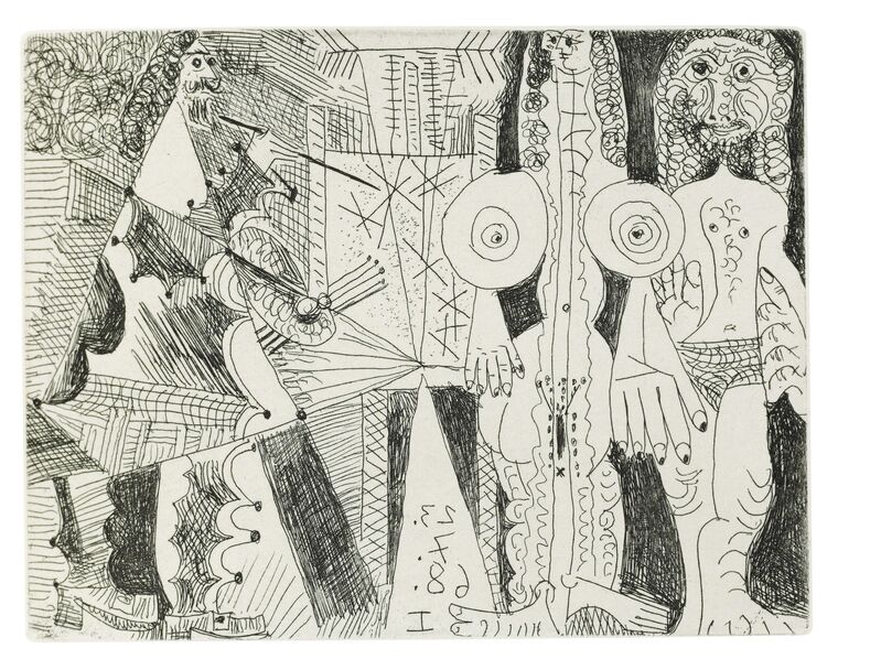 Pablo Picasso, ‘Fernando de Rojas: La Célestine’, 1971, Print, The complete book comprising 66 etchings and aquatints on Richard de Bas laid paper, Christie's