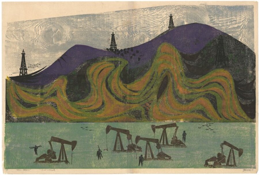 Petrolia, California - Oil and Toiled Land.