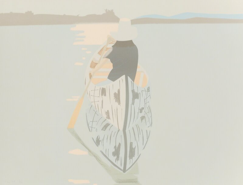 Alex Katz, ‘Good Afternoon 2 (Gray Rowboat)’, Print, Lithograph in colors on Arches Cover paper, Heritage Auctions