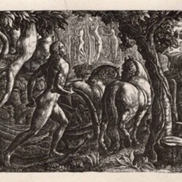 The Ploughman (also known as CHRISTIAN PLOUGHING THE LAST FURROW OF LIFE)