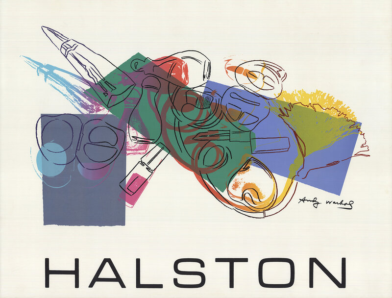 Andy Warhol, ‘Halston Advertising Campaign Poster’, 1982, Print, Serigraph, ArtWise