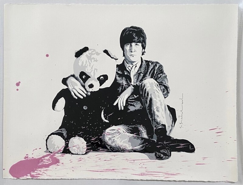 Mr. Brainwash, ‘All You Need is Love (Lennon) ’, 2010, Print, Silkscreen with acrylic paint splatter, Puccio Fine Art