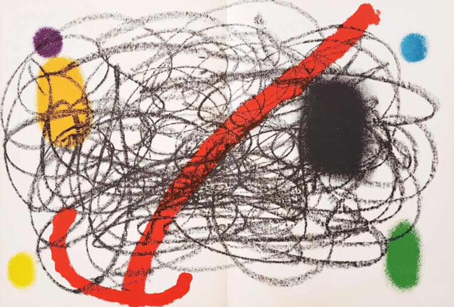 Lithographier Originale (Surrealism, Abstract Expressionism, Modern, Symbolic Imagery)