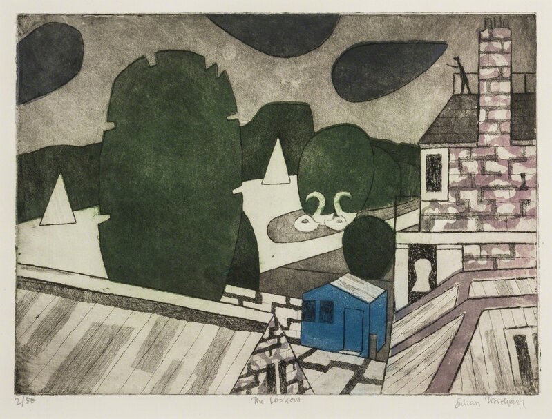 Julian Trevelyan, ‘The Lookout (Turner 388)’, 1984, Print, Etching with aquatint printed in colours, Forum Auctions