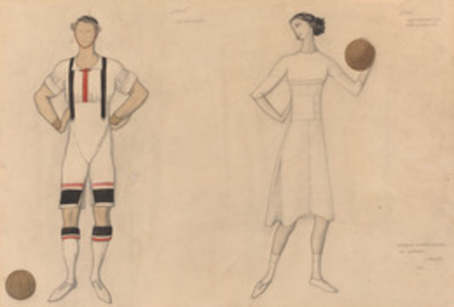 Costume Study for "Jeux"