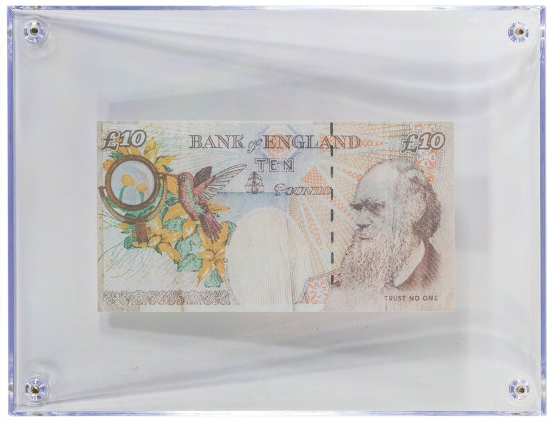 Banksy, ‘Di-Faced Tenner’, 2004, Print, Offset lithograph on paper under Plexiglas, John Moran Auctioneers