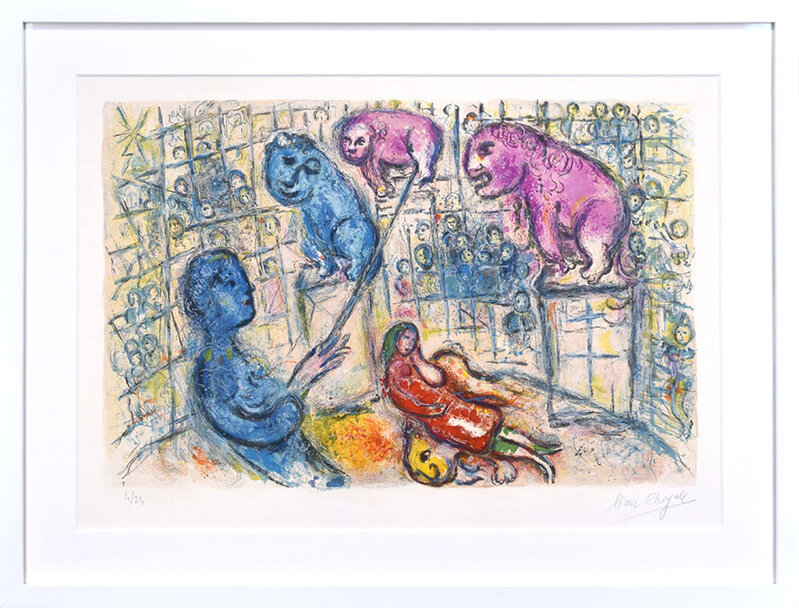 Marc Chagall, ‘Le Cirque (The Circus)’, 1967, Print, Color Lithograph on Arches Paper, Masterworks Fine Art