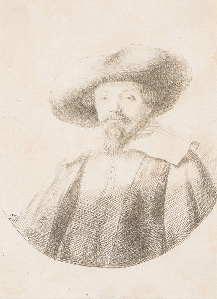 Rembrandt van Rijn, ‘Samuel Manasseh Ben Israel (B., Holl. 269.III; New Holl. 156.III; Hind 146.III)’, 1636
