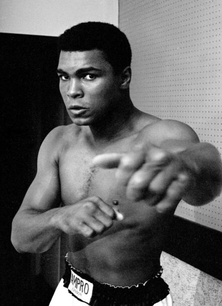 Thomas Hoepker, ‘Muhammad Ali Coaching In Front Of The Camera’, 1966