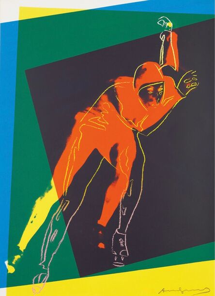 Andy Warhol, ‘Speed Skater 2 (from Art and Sports Portfolio)’, 1983