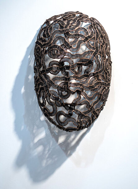 Dale Dunning, ‘Soritical Loop - rustic, gothic, figurative, repurposed steel wall sculpture’, 2015