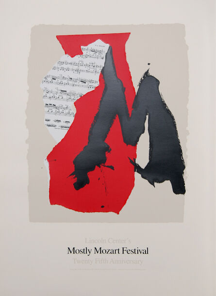 Robert Motherwell, ‘Lincoln Center Mostly Mozart, 25th Anniversary’, 1991