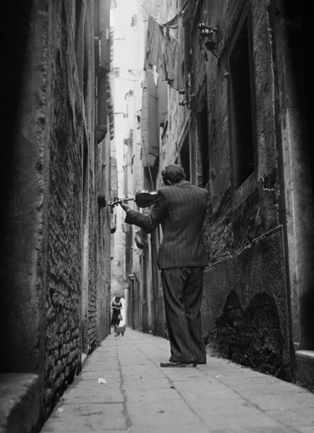 Tony Vaccaro, ‘The Violinist, Venice, Italy, 1947’, 1947