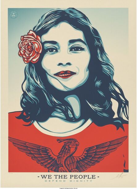 Shepard Fairey, ‘We the People: Defend Dignity’, 2017