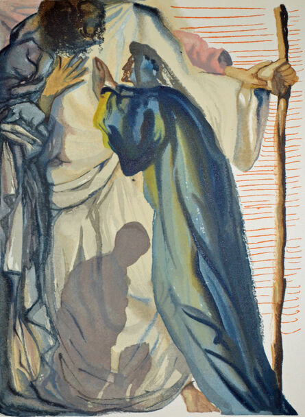 Salvador Dalí, ‘A Spirit Questions Dante, Purgatorio 14,The Divine Comedy’, 1960