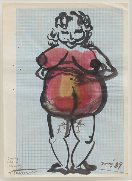 Marlene Dumas, ‘Body Like a Cherry’, 1989