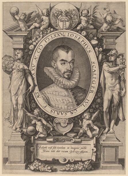 Hendrik Goltzius, ‘Josephus Scaliger’, 1592