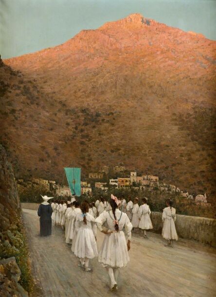 Vincenzo Caprile, ‘First Holy communion at Positano’
