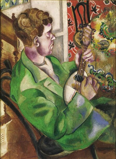 Marc Chagall, ‘The Mandoline Player (David, the Artist's Brother, Playing the Mandolin)’, 1914-1915