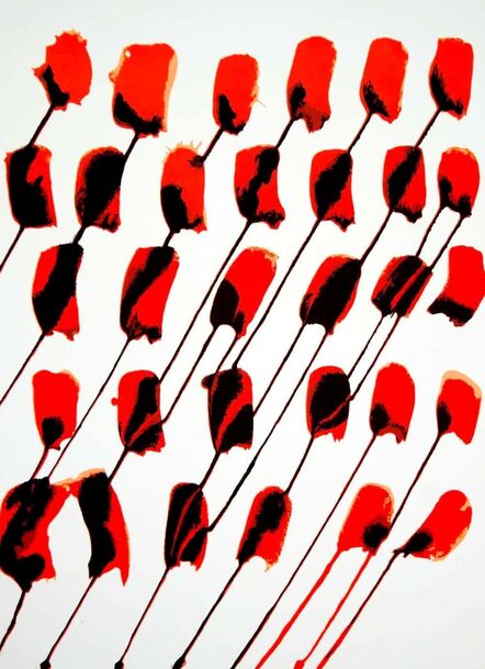 Alexander Calder, ‘Alexander Calder Derrière le miroir 1960s Roses lithograph’, 1966