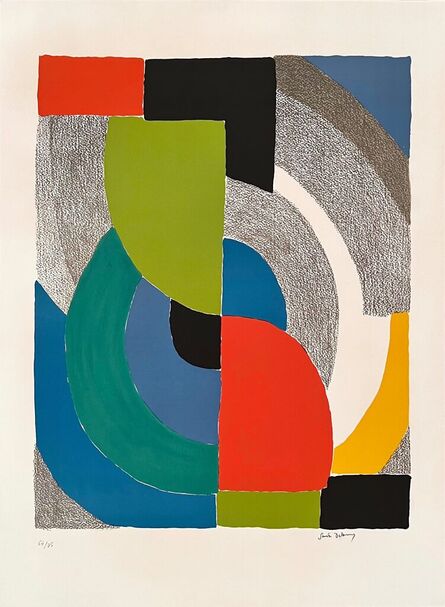Sonia Delaunay, ‘Helice Olympie’, 1970