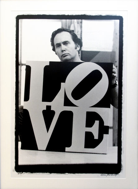 William John Kennedy, ‘Robert Indiana Holding Love’, 2010