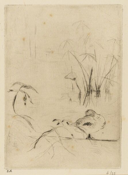 Berthe Morisot, ‘Eaux-fortes originales (Lugt 388b)’, 1885