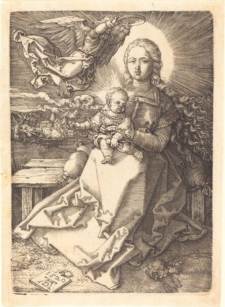 Albrecht Dürer, ‘The Virgin and Child Crowned by One Angel’, 1520