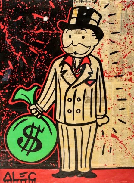 Alec Monopoly, ‘Scarface Money Bag’, 2017