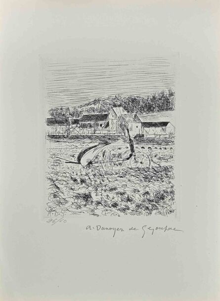 André Dunoyer de Segonzac, ‘The Plow on the Fields’, 1950