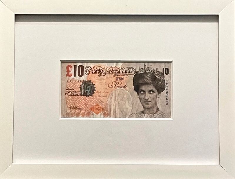 Banksy, ‘Di-Faced Tenner, 10 Pound Note’, 2004, Ephemera or Merchandise, Offset lithograph in colors on smooth wove paper, Artsy x Capsule Auctions