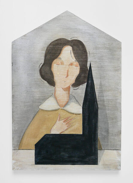 Mae Dessauvage, ‘Girl with a church’, 2022