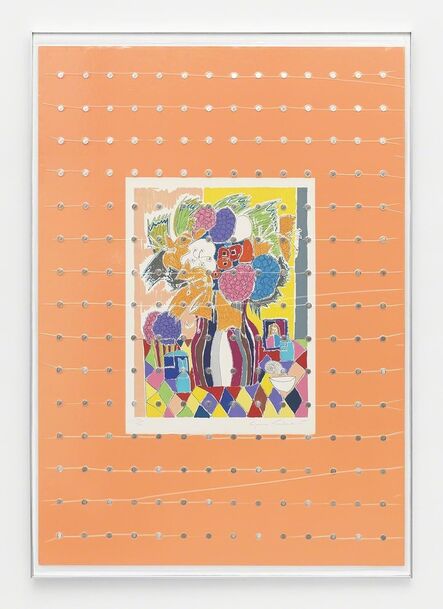 Brad Troemel, ‘Gloria Vanderbilt 'Tiger Lilies', 2013 (29" x 36") Lithograph + 1946 - 2014 COMPLETE ROOSEVELT DIME SET ALL BU, Clad and Silver Proof’, 2015