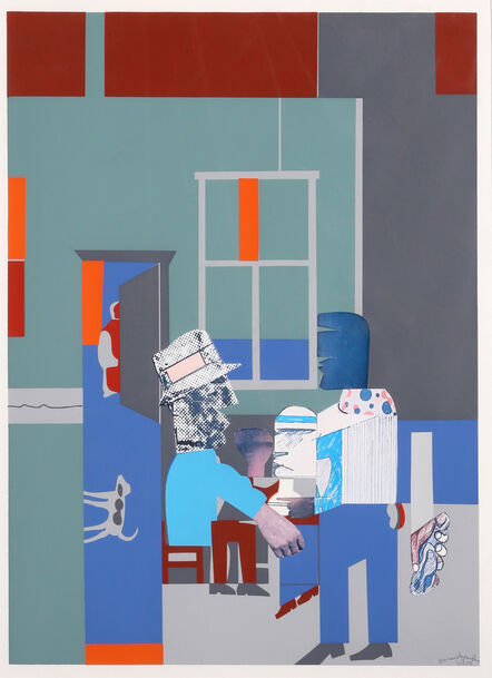 Romare Bearden, ‘Carolina Blue (Interior)’, 1970