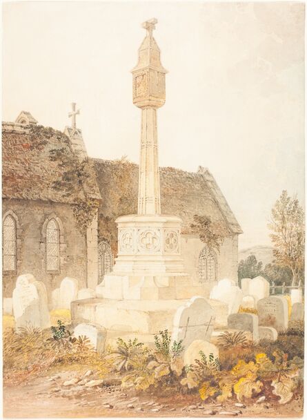 John Chessell Buckler, ‘Monument in a Church Cemetery’, 1816