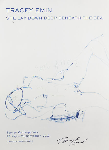 Tracey Emin, ‘She Lay Down Deep Beneath The Sea,’, 2012