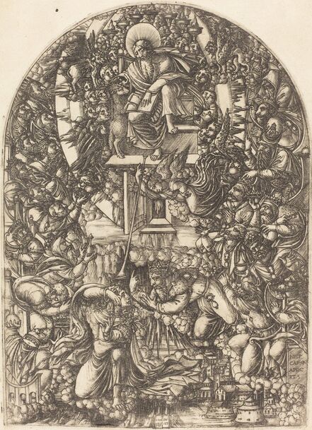 Jean Duvet, ‘Saint John Summoned to Heaven’, 1546/1556