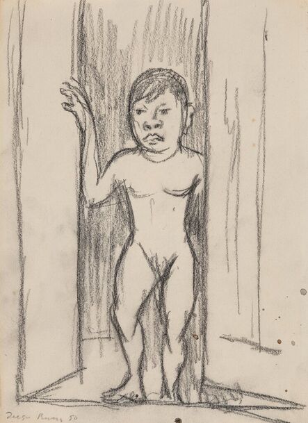 Diego Rivera, ‘Nude Male’, 1950