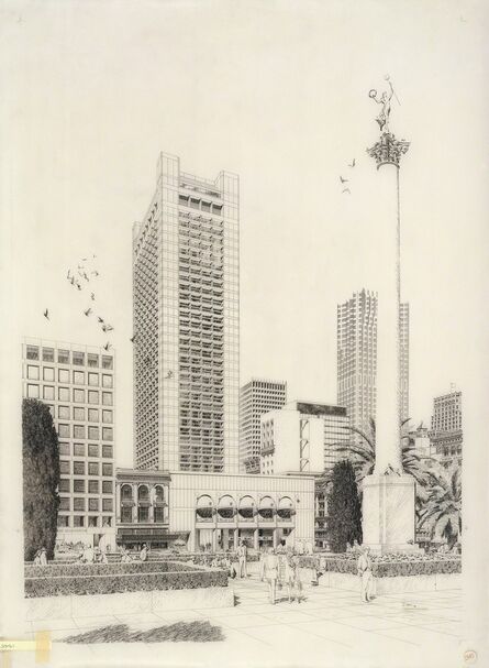 Carlos Diniz, ‘Hyatt House Hotel - Tower View’, 1970