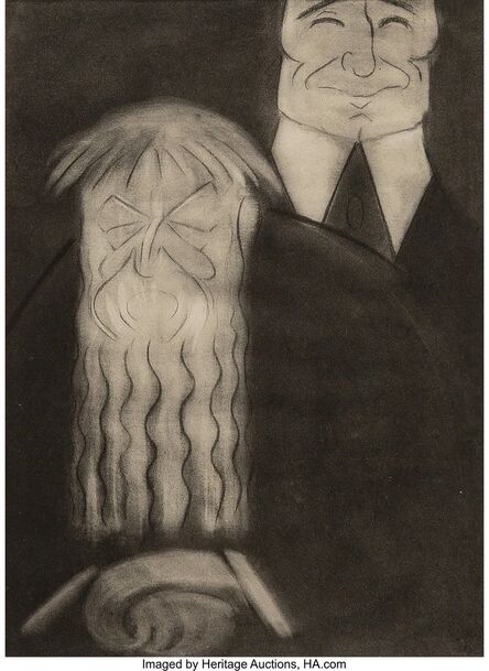 Marius de Zayas, ‘Alfred Stieglitz; Rodin and Edward J. Steichen; John Marin and Alfred Stieglitz (three caricatures)’, 1914